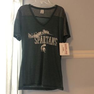 MSU Michigan State Ladies shirt